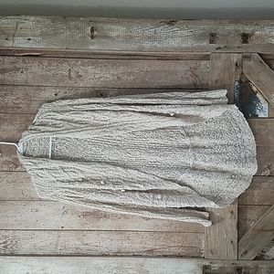 Cream long-sleeved sweater